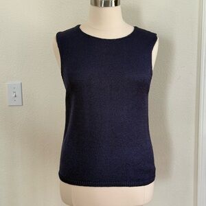 Chico's Deep Blue Knit Top size 16 (Chico’s size 3)